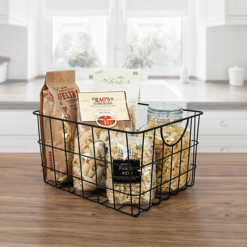 Andover Mills Utility Metal/Wire Basket & Reviews Wayfair
